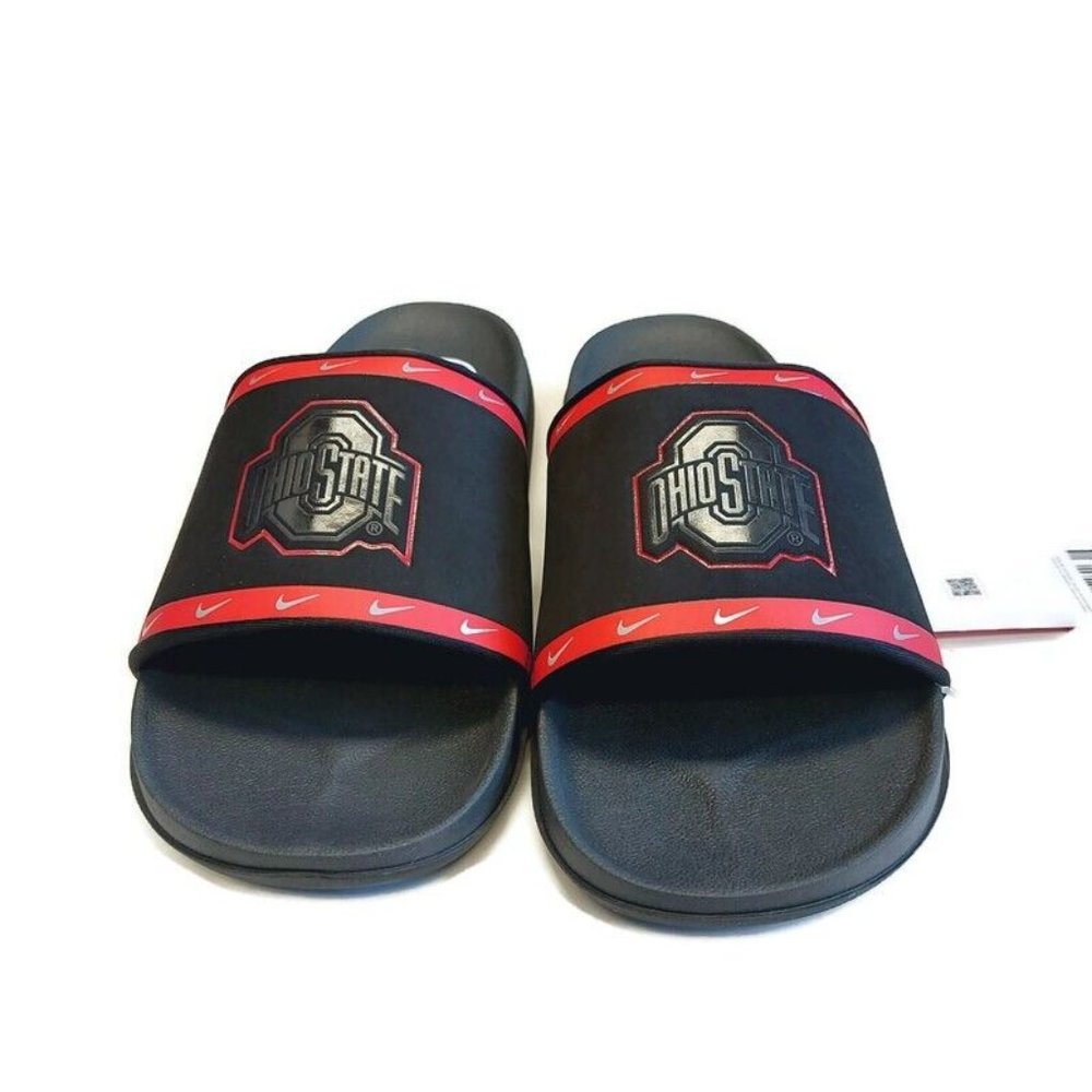 Nike Offcourt Slide Sandal Mens Size 9 Ohio State Buckeyes Cushioned Strap - Picture 6 of 10